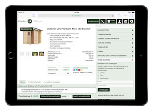 iGarden tablet voorbeeld