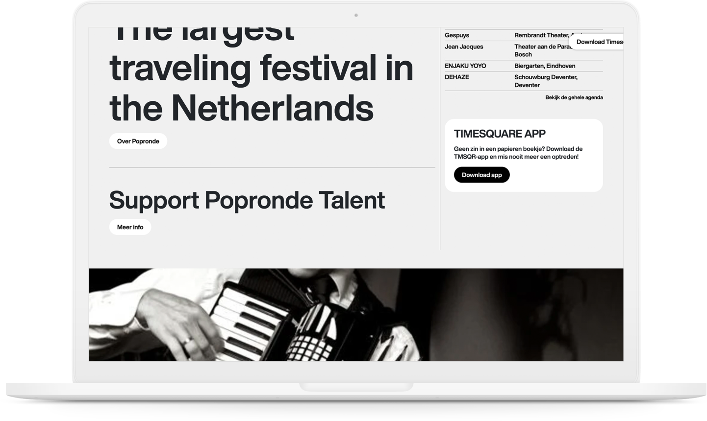 Popronde macbook mockup